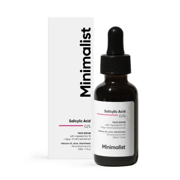 Minimalist Other - Minimalist 2% Salicylic Acid Face Serum
For Blackheads & Whiteheads | 30ml | NWT